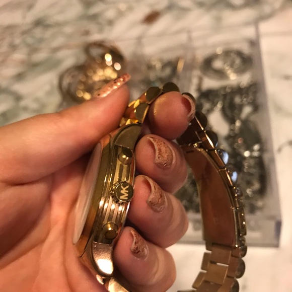 Gold Michael Kors watch
